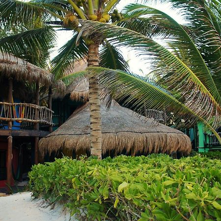 Cabanas La Luna Hotel Tulum Pueblo Buitenkant foto