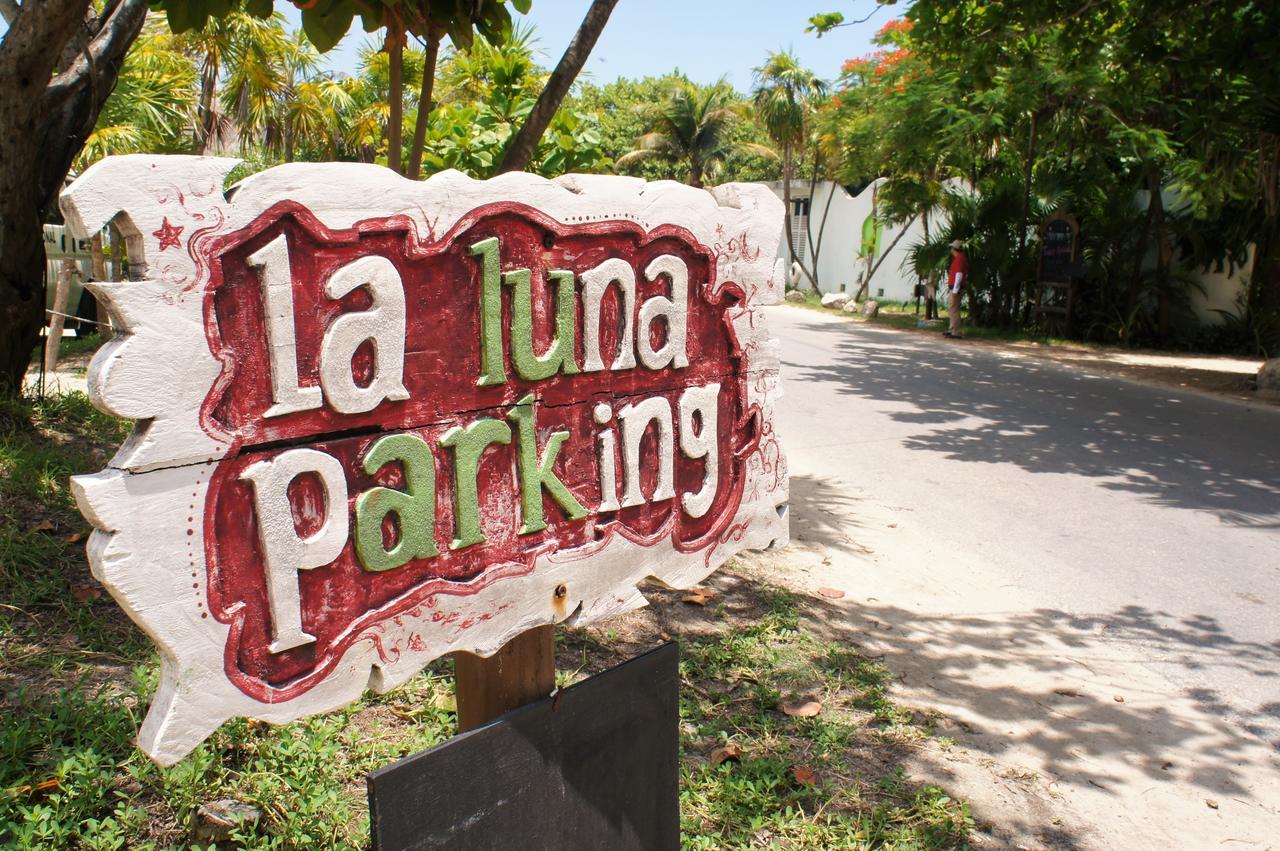 Cabanas La Luna Hotel Tulum Pueblo Buitenkant foto