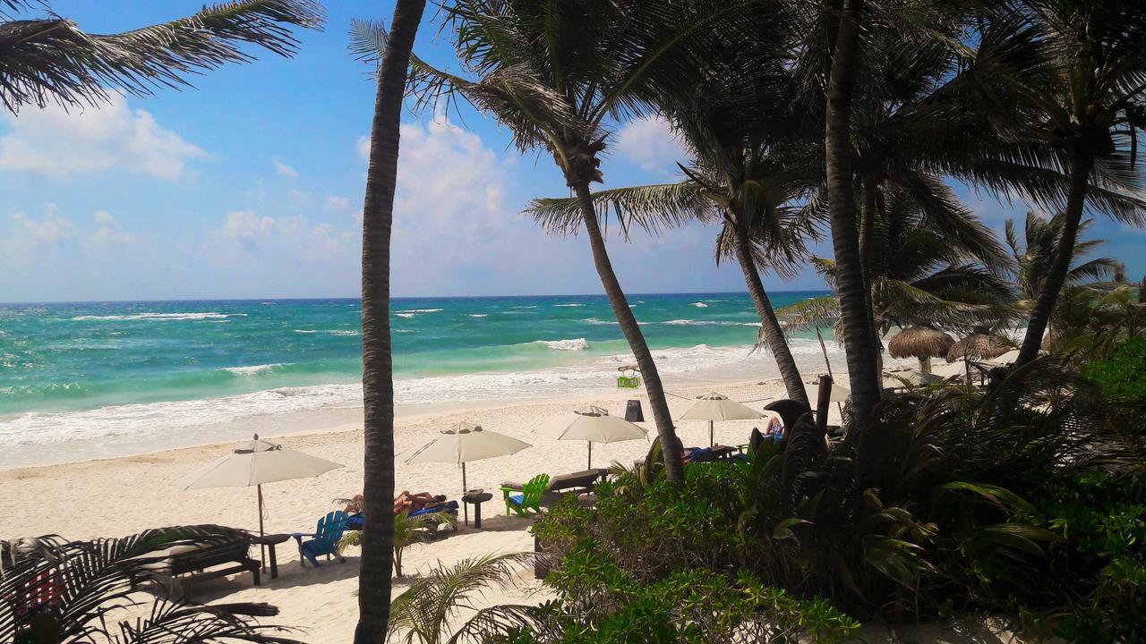 Cabanas La Luna Hotel Tulum Pueblo Buitenkant foto