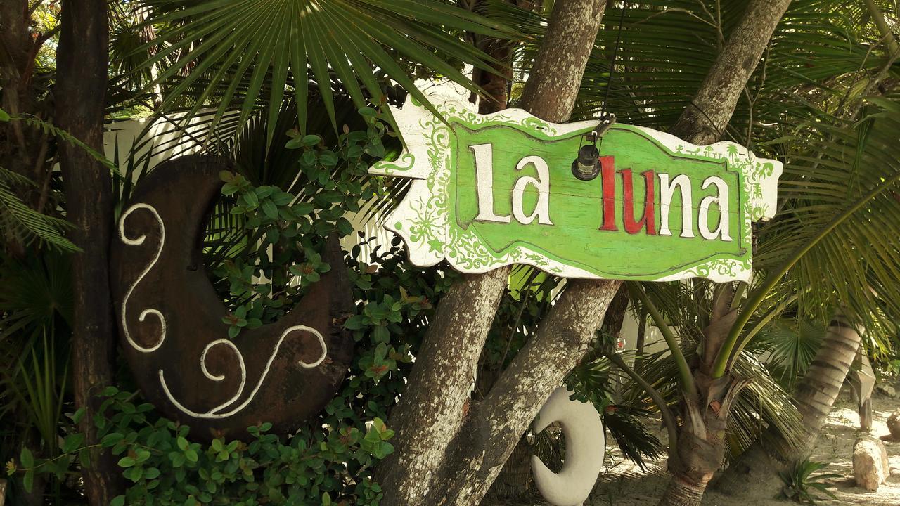Cabanas La Luna Hotel Tulum Pueblo Buitenkant foto