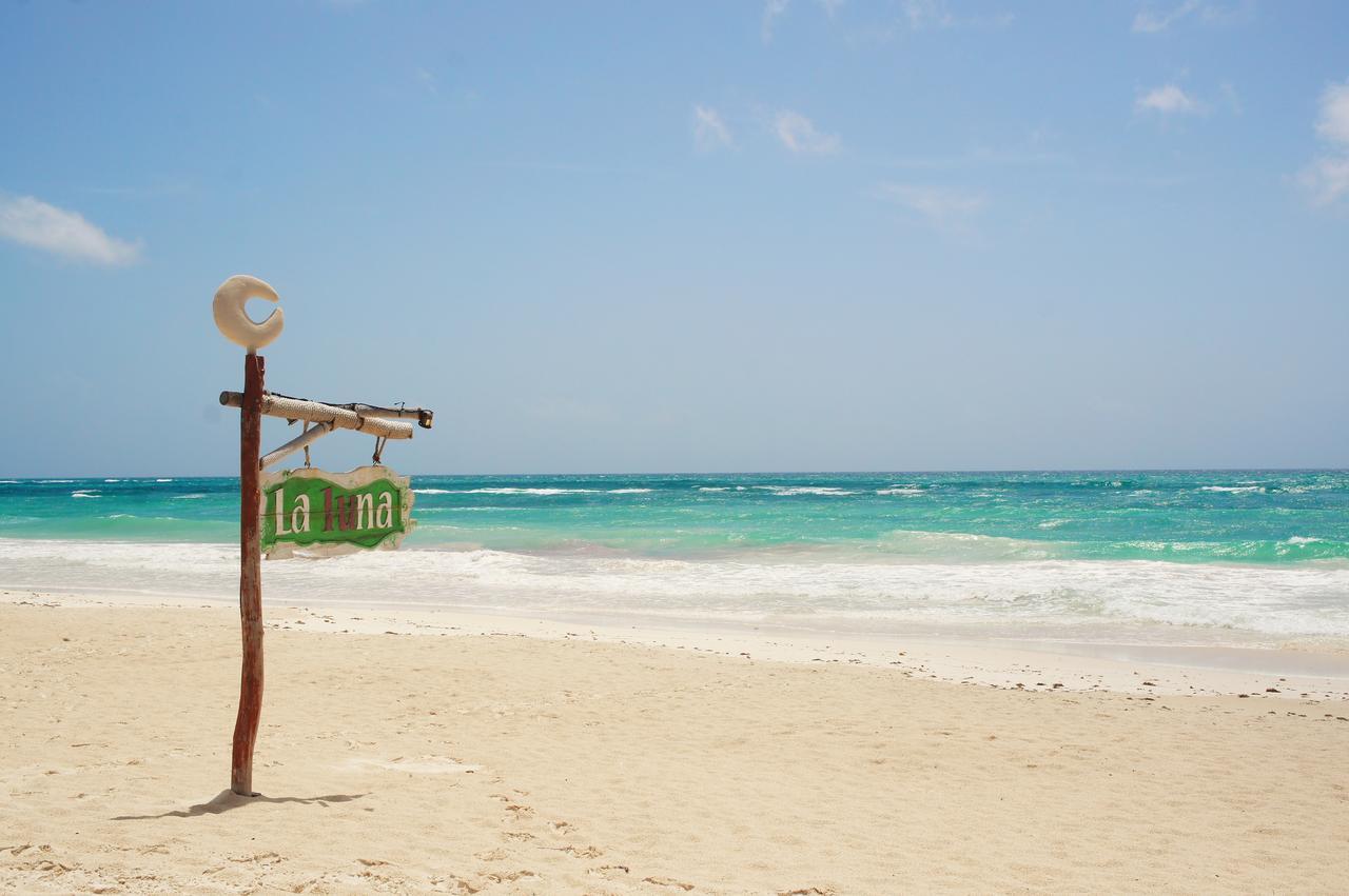 Cabanas La Luna Hotel Tulum Pueblo Buitenkant foto