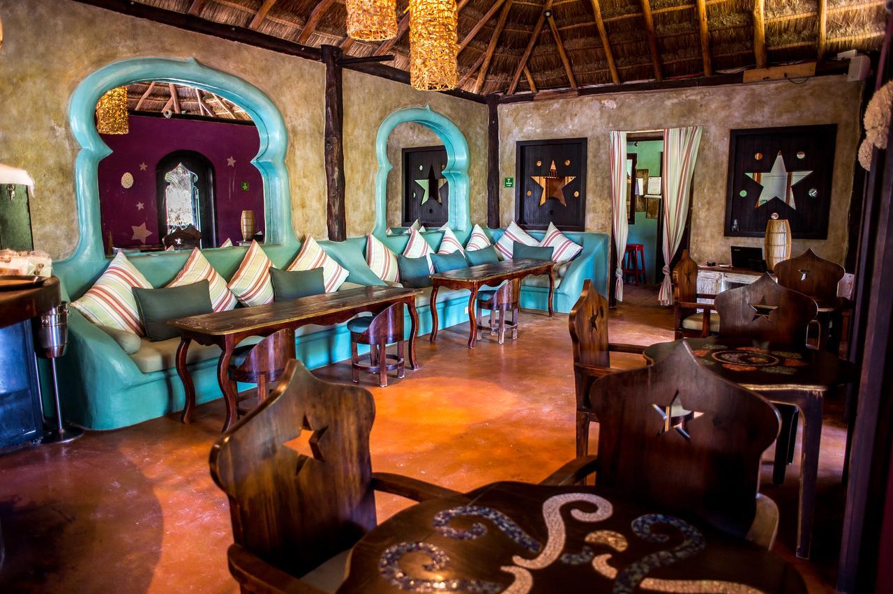 Cabanas La Luna Hotel Tulum Pueblo Buitenkant foto