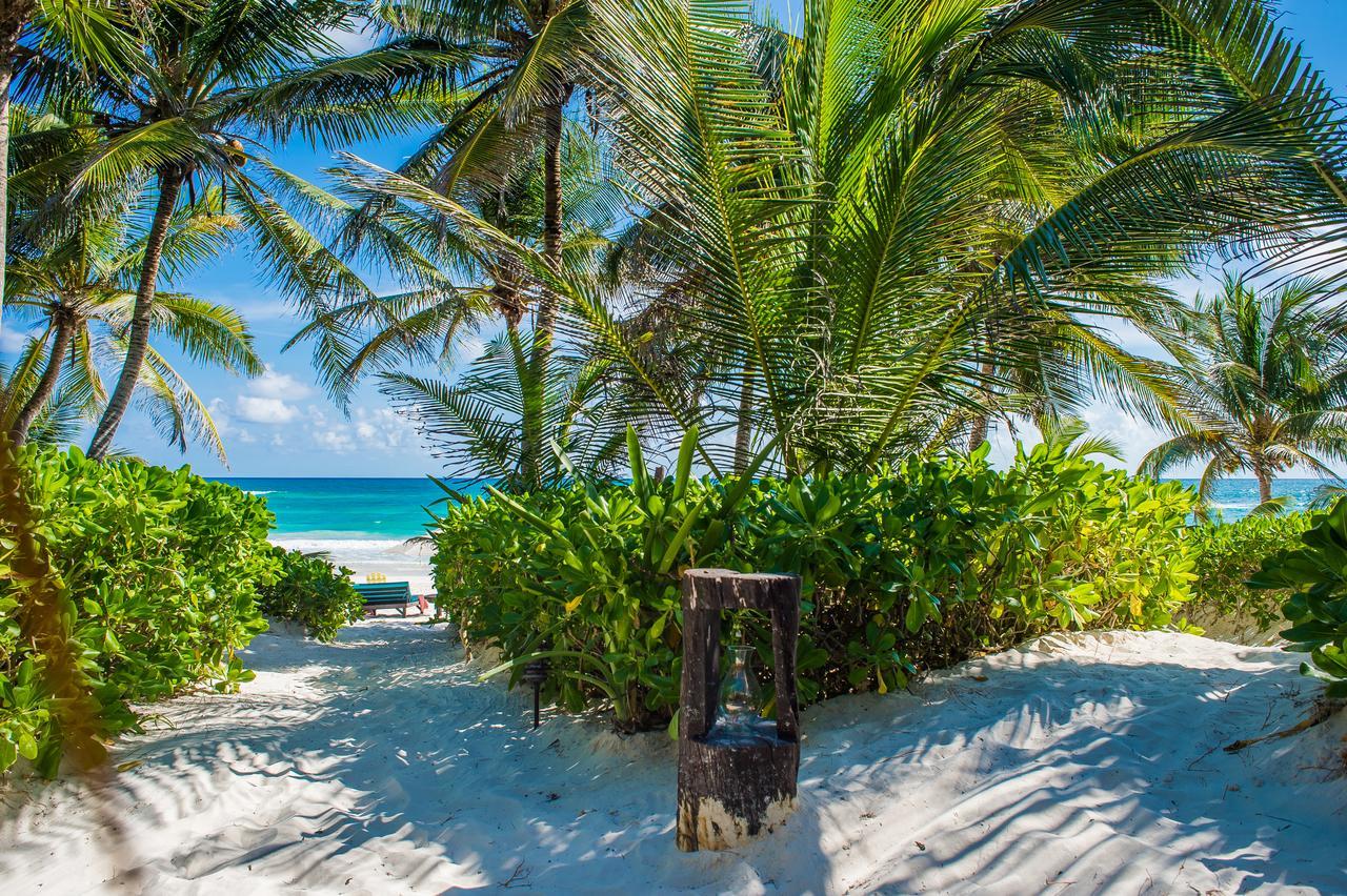 Cabanas La Luna Hotel Tulum Pueblo Buitenkant foto