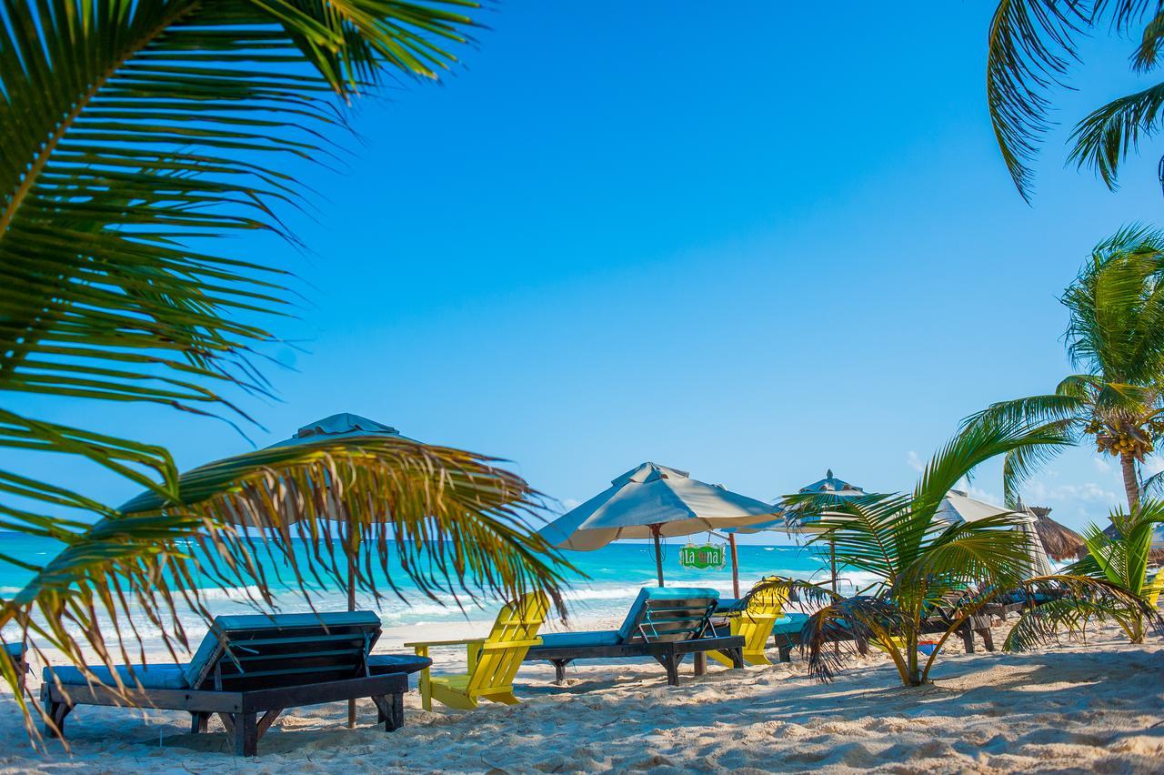 Cabanas La Luna Hotel Tulum Pueblo Buitenkant foto