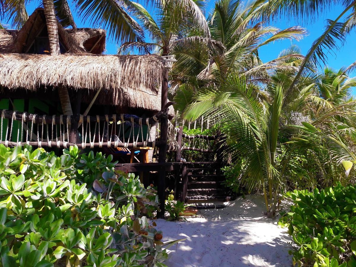 Cabanas La Luna Hotel Tulum Pueblo Buitenkant foto
