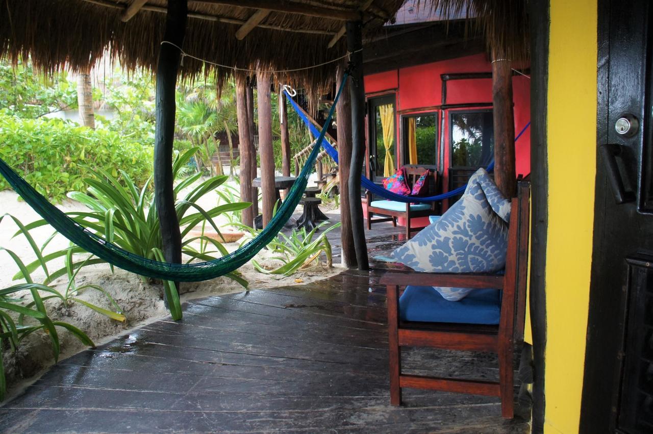 Cabanas La Luna Hotel Tulum Pueblo Buitenkant foto