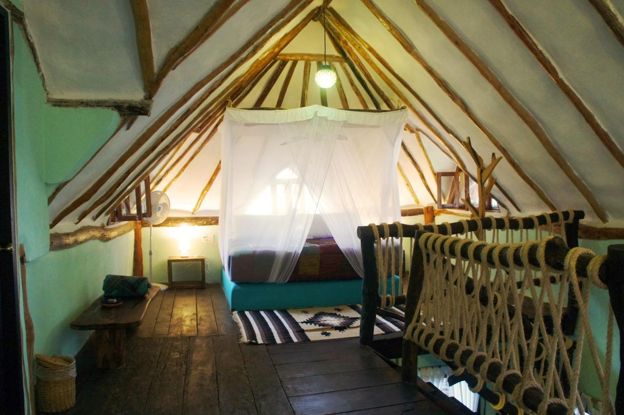 Cabanas La Luna Hotel Tulum Pueblo Buitenkant foto
