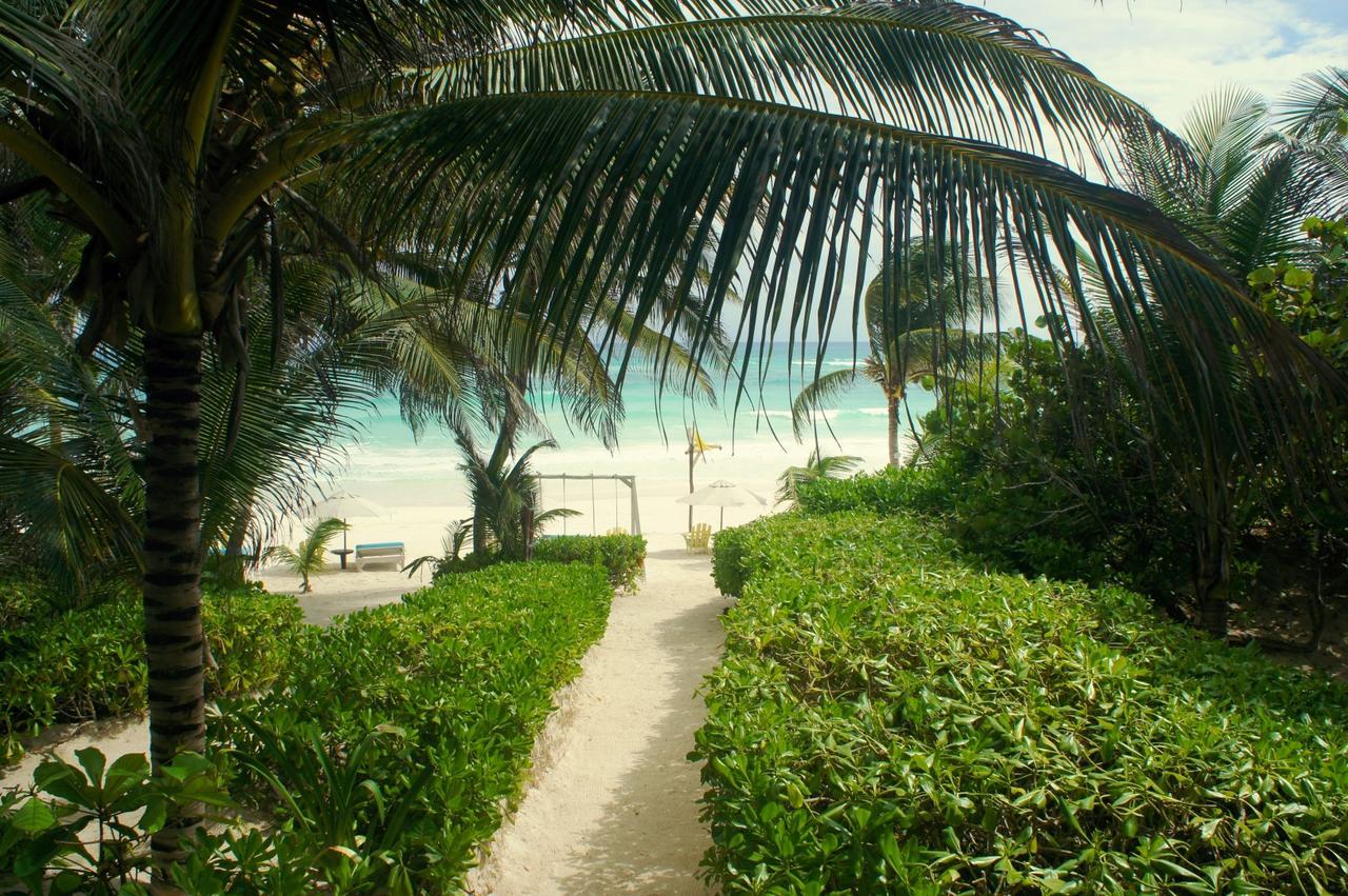 Cabanas La Luna Hotel Tulum Pueblo Buitenkant foto