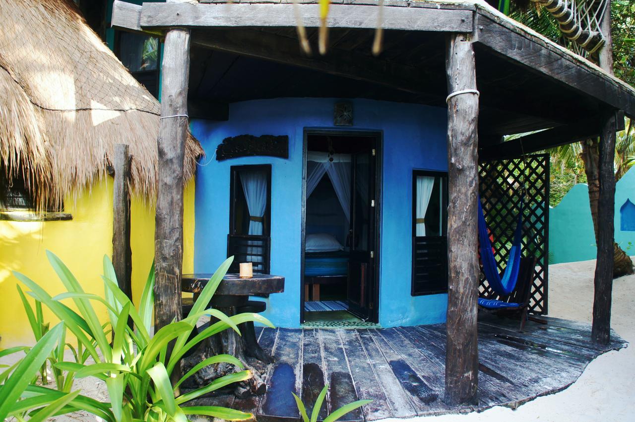 Cabanas La Luna Hotel Tulum Pueblo Buitenkant foto